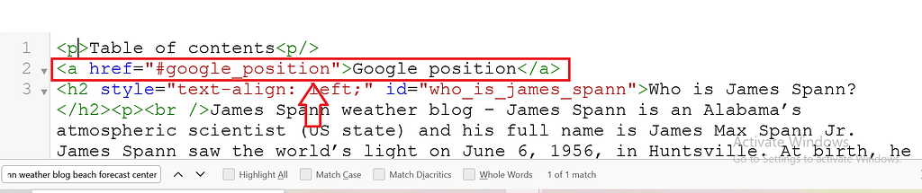 how to make table of contents in blogger