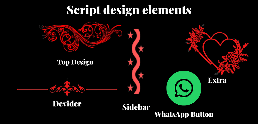 wishing script in html and css
