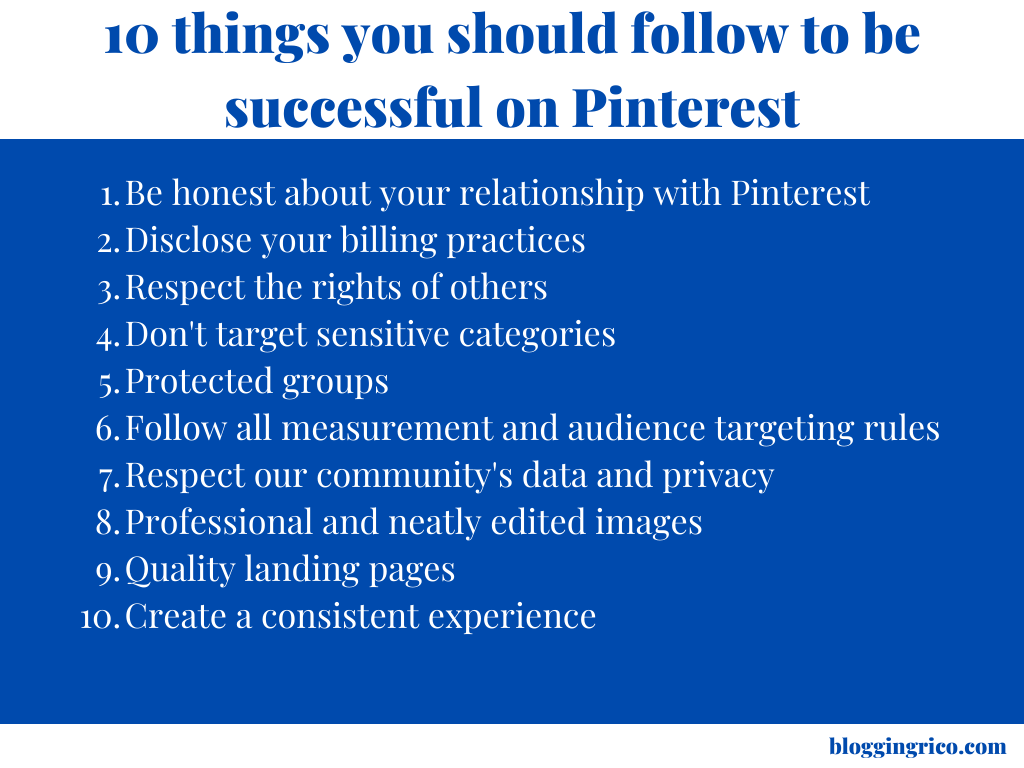 things you need to do for success on pinterest