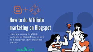 blogspot affiliate marketing