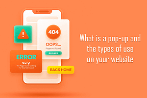 What is a pop-up and the types of use on your website