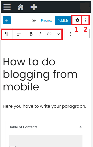 How to do blogging from mobile