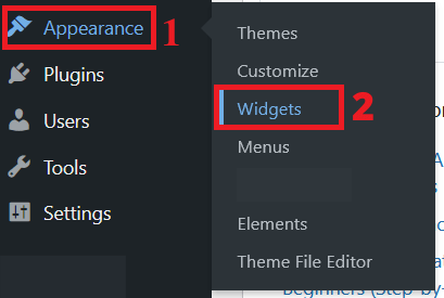 how to add widgets